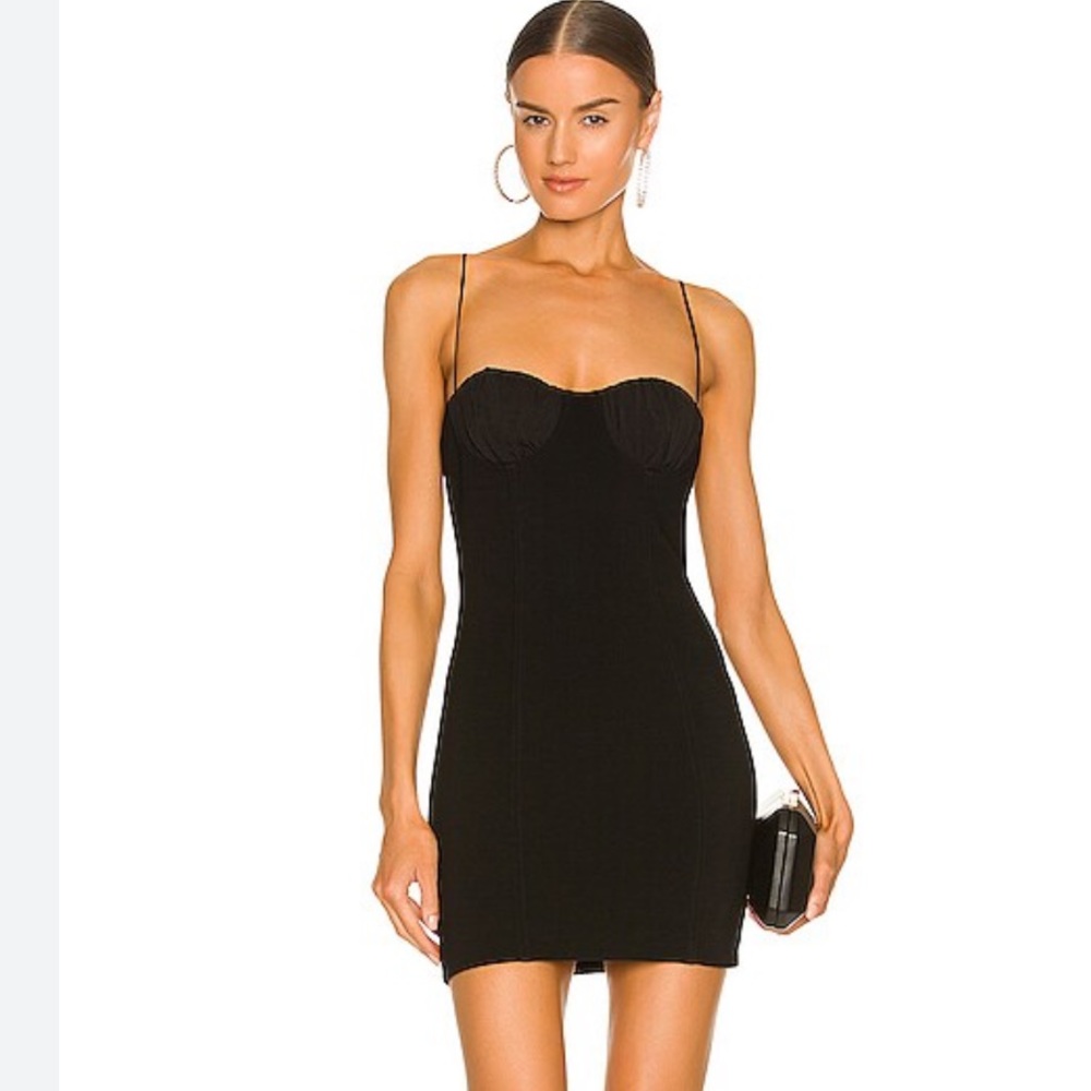 Bec + Bridge Foxtail Mini Dress in Black